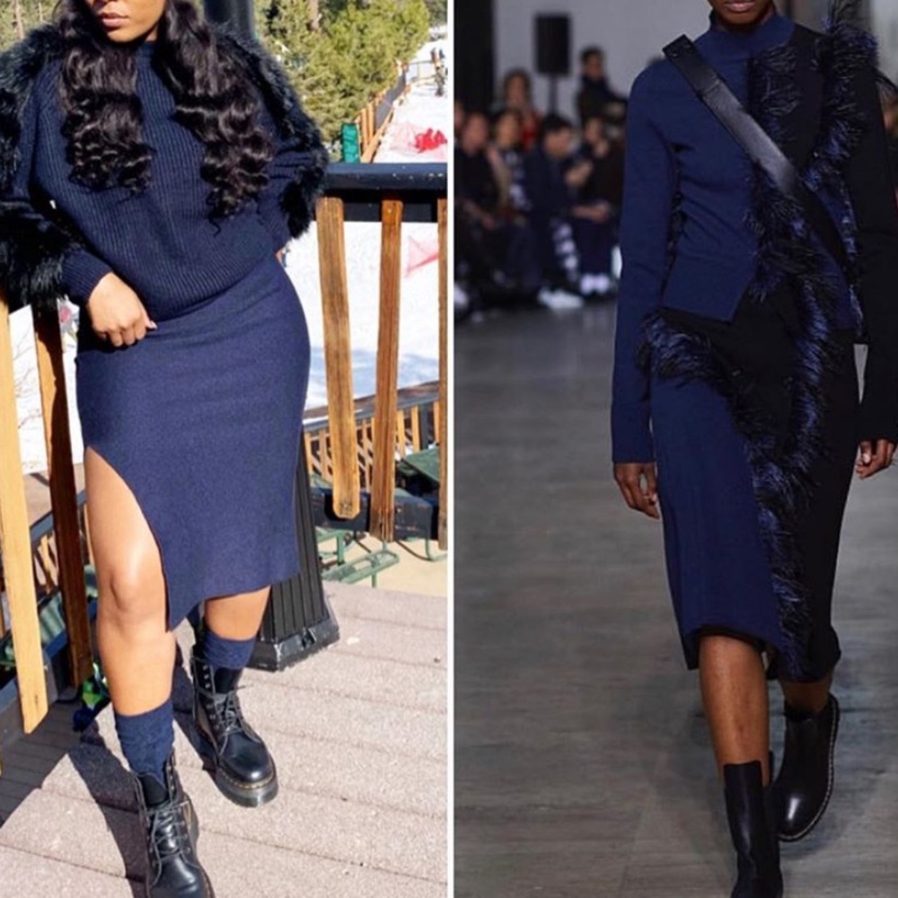 ISO Entire look ❤️❤️ boots, top and skirt